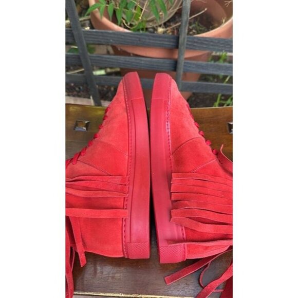 Daniel Patrick Men's Hightop Red Shoes Size 9 Pre-Owned! - Picture 3 of 6